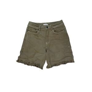 Toad & Co Balsam Seeded Cutoff Shorts Women’s Size 2 Brown Raw Hem Casual Summer